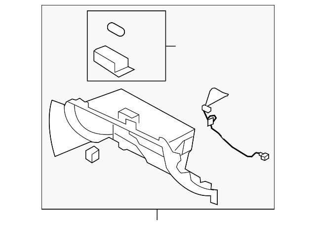 84540-2J000WK Деталь GLOVE BOX FRAME