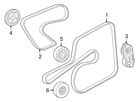 Charger BELTS & PULLEYS