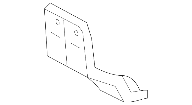 86635-A7510 IMPACT BAR LOWER BRACKET