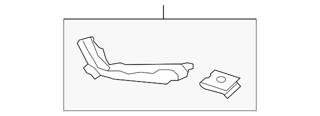 86613-A7500 SIDE RETAINER, LEFT