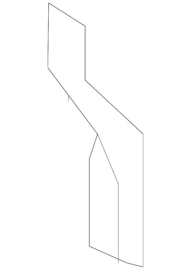86633-A7510 IMPACT BAR UPPER BRACKET, LEFT