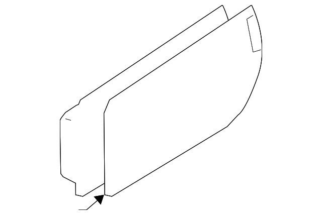 HMA0A-CD7MA Деталь DOOR SHELL, LEFT