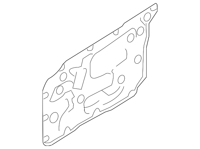 80774-AM80A Деталь INNER COVER, RIGHT