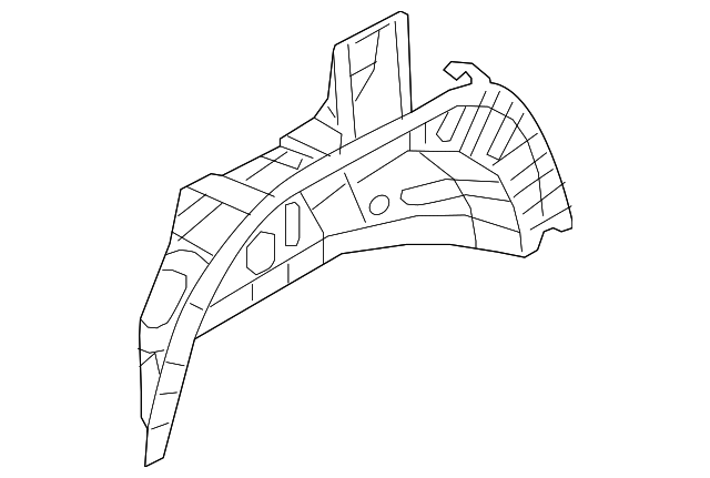 G6751-3NFMA Деталь INNER WHEELHOUSE, LEFT