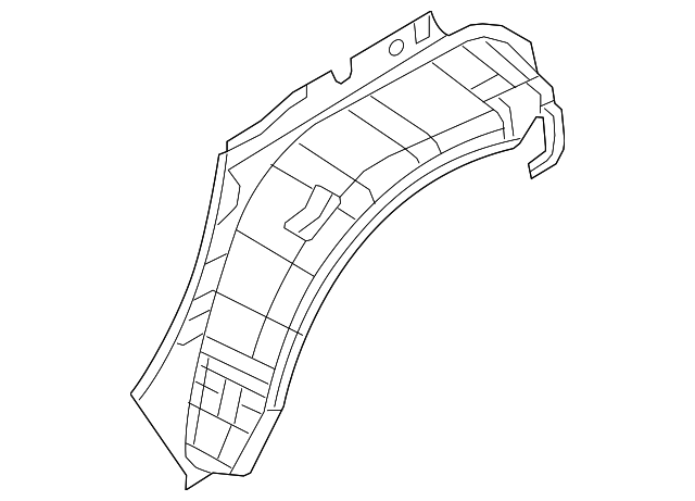 76712-3NF0A Деталь OUTER WHEELHOUSE, RIGHT