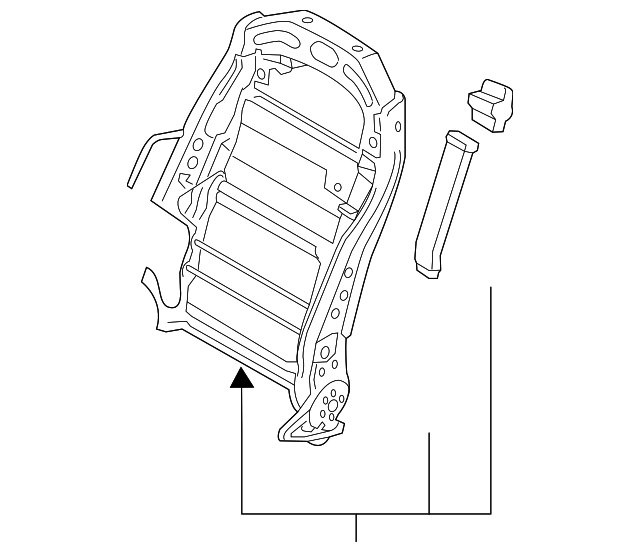88410-B1080 Деталь SEAT BACK FRAME