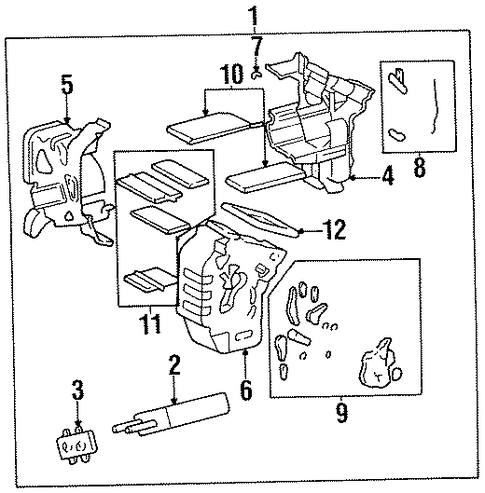 Sephia HEATER COMPONENTS 2
