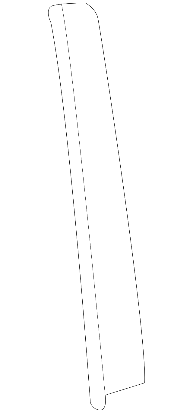 75761-60030 FRAME MOLDING, RIGHT