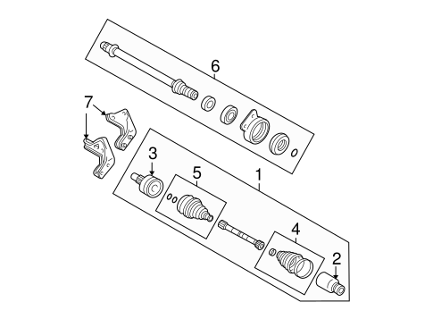 Escape DRIVE AXLES