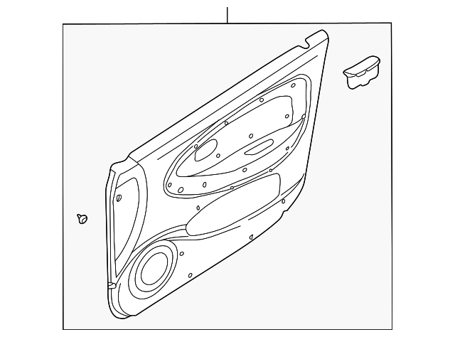 0K30D-68450BD5 Деталь TRIM PANEL ASSY, LEFT