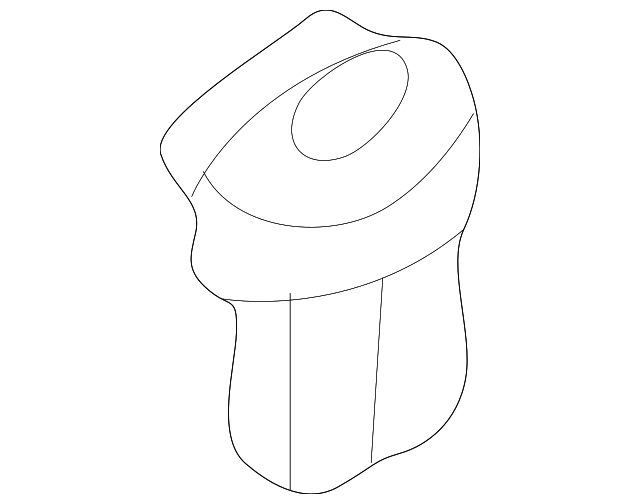 0K30A-6842308 Деталь LOCK KNOB GUIDE, RIGHT