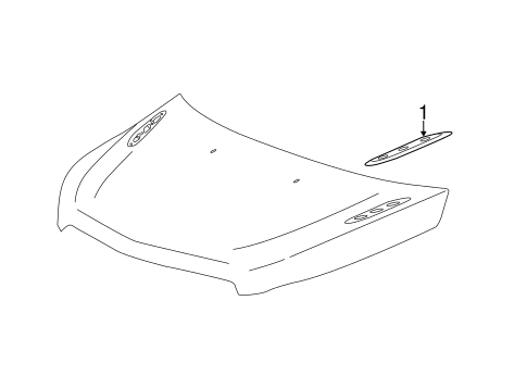 Enclave EXTERIOR TRIM - HOOD