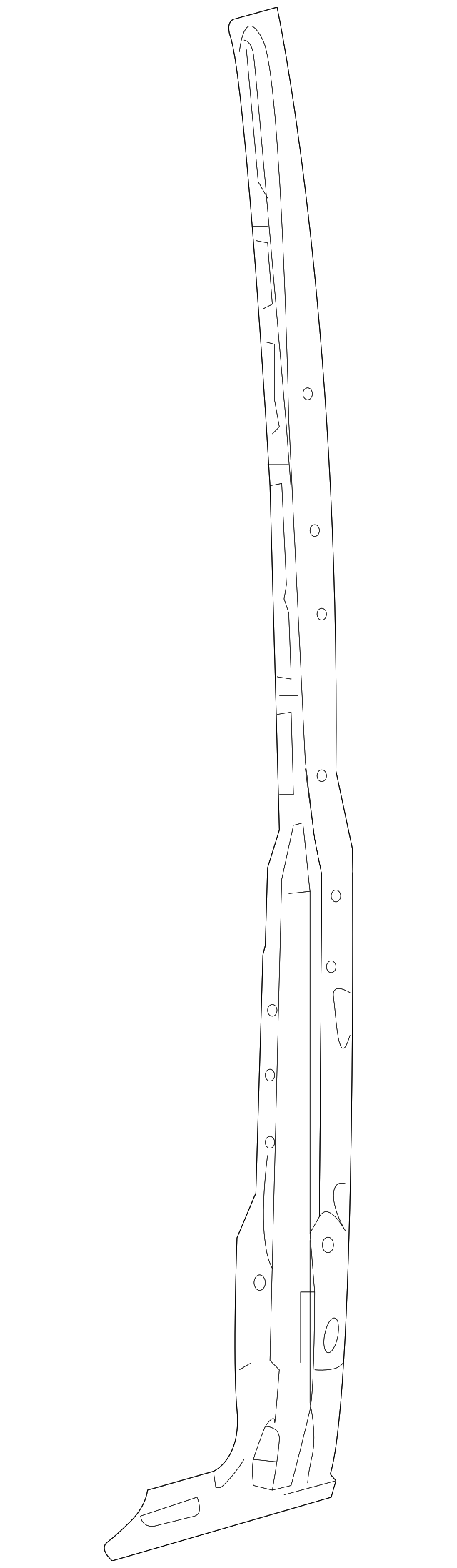 68008670AA Деталь REAR PILLAR, RIGHT