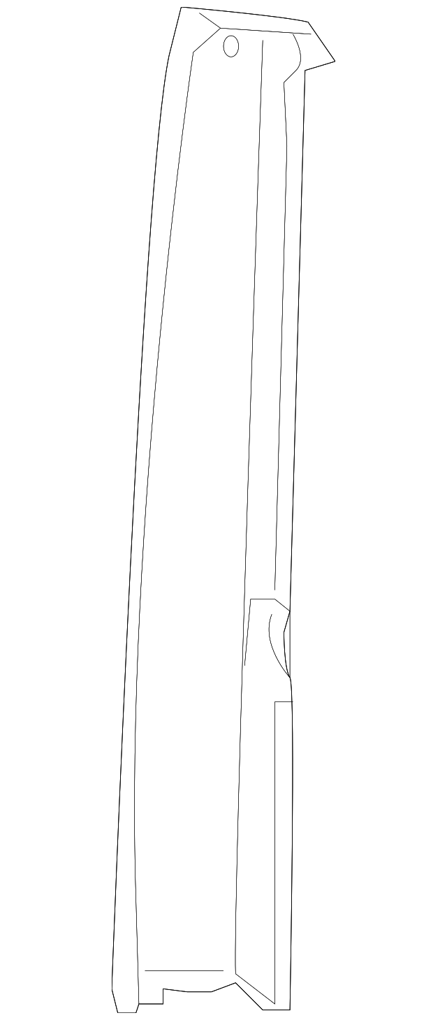 68009212AA Деталь UPPER PANEL, RIGHT