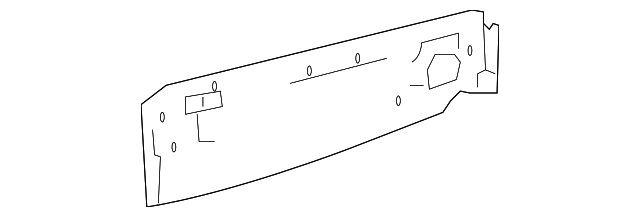 68008352AA Деталь FLOOR EXTN, RIGHT
