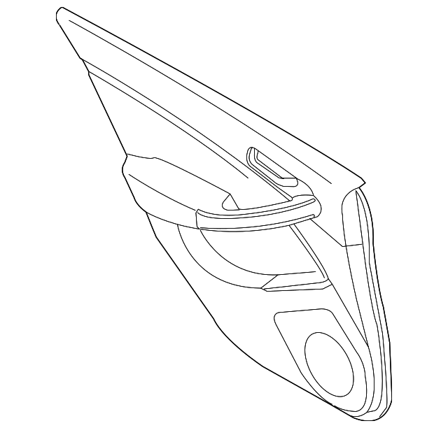 82900AM601 Деталь DOOR TRIM PANEL, RIGHT