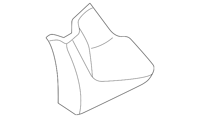 10289551 Деталь LOWER PANEL, LEFT