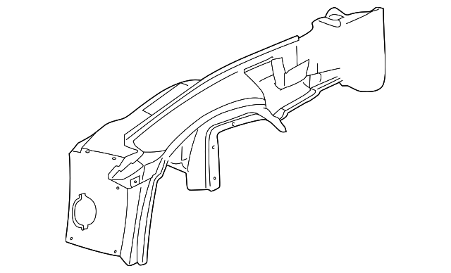 10331827 Деталь WHEELHOUSE, LEFT