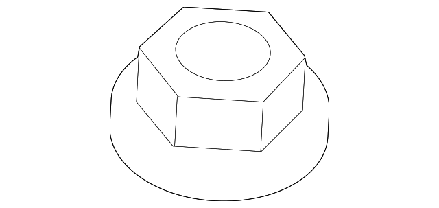 -W713968-S440 TOP NUT, RIGHT