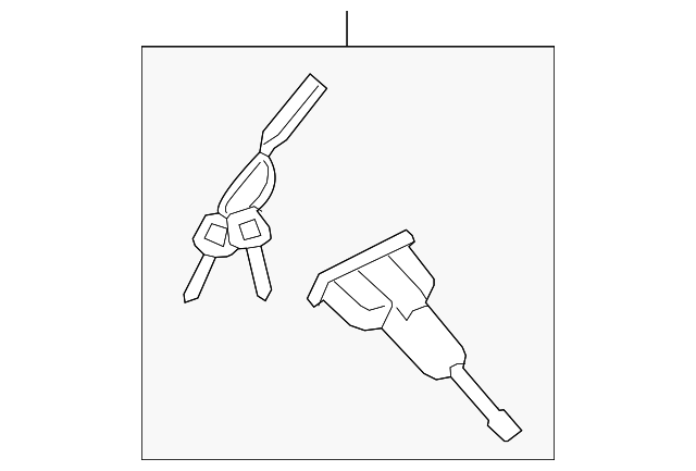 81970-A5A00 Деталь CYL & KEYS, LEFT