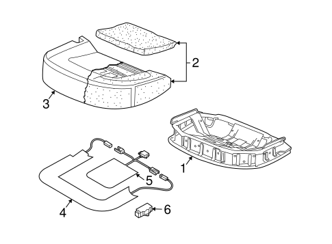 Phaeton REAR SEAT COMPONENTS 4