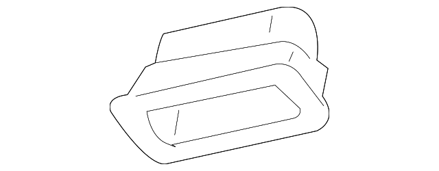4D0-867-821-X08 Деталь TRUNK LID TRIM PLATE