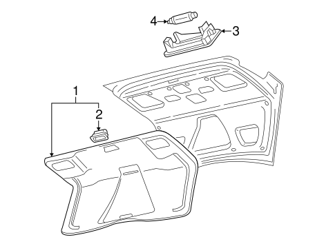A8 Quattro INTERIOR TRIM - TRUNK