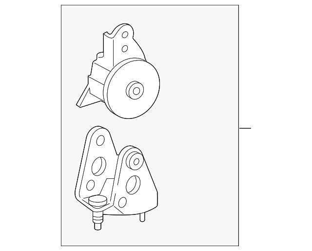 12380-0P060 Деталь REAR MOUNT