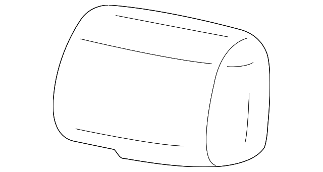 87915-52080-B1 Деталь MIRROR COVER, RIGHT