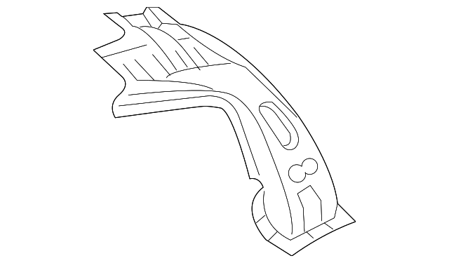 76638AL500 Деталь REINFORCEMENT, RIGHT