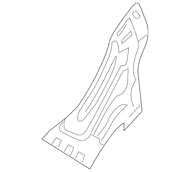 76776AL500 Деталь SEAT SUPPORT, RIGHT