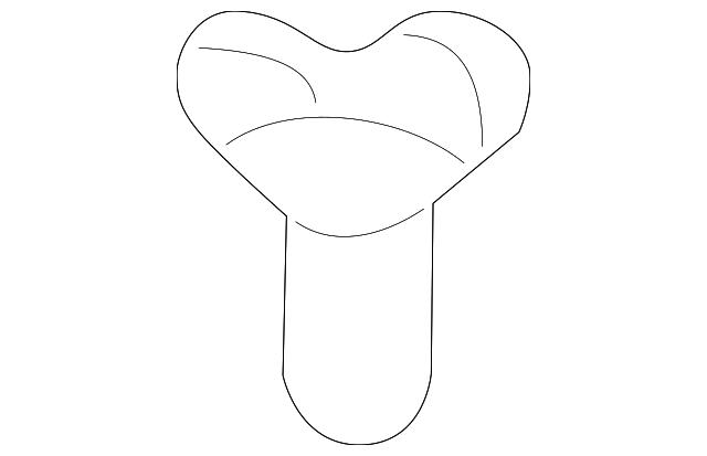 15722655 Деталь COWL GRILLE RETAINER, RIGHT