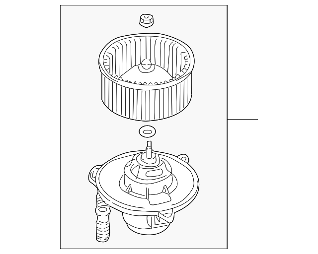 TA01-61-B10B Деталь FAN & MOTOR