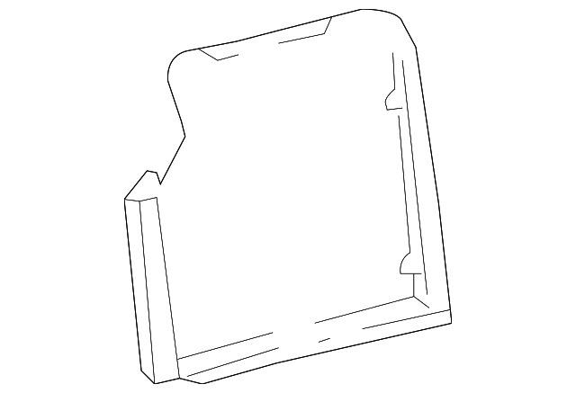 88949370 Деталь SEAT BACK PANEL, LEFT