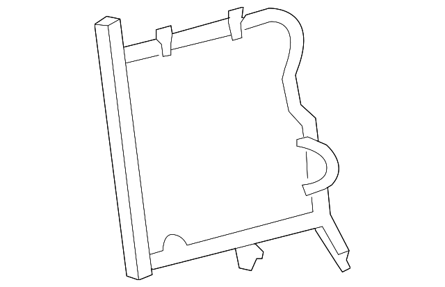 89043616 Деталь SEAT BACK FRAME, LEFT