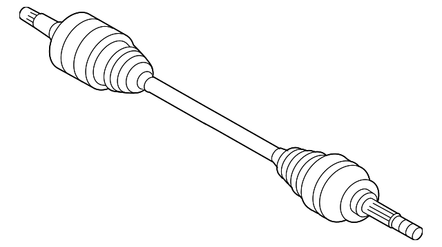 42340-30170 AXLE ASSY, LEFT