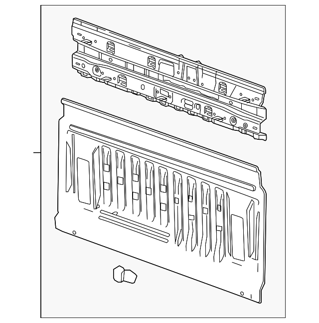 23171212 Деталь BACK PANEL
