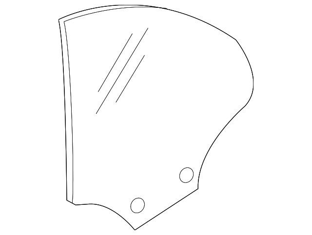 51-37-7-219-887 Деталь QUARTER GLASS, LEFT