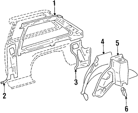 Tercel INNER COMPONENTS