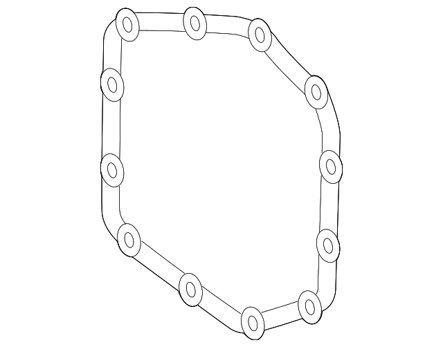 23490353 Деталь DIFRNTAL COVER GASKET