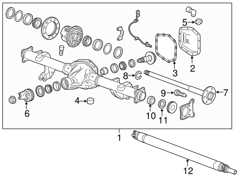 Colorado AXLE HOUSING