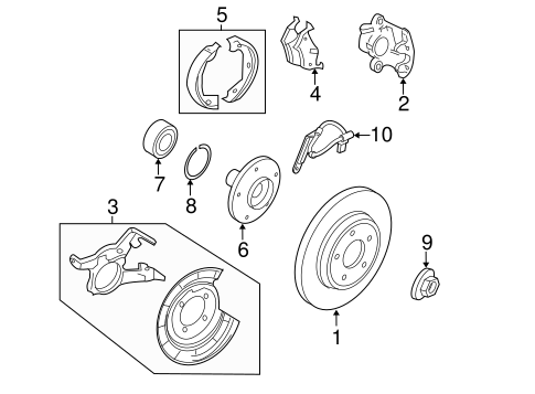 Escape BRAKE COMPONENTS 2