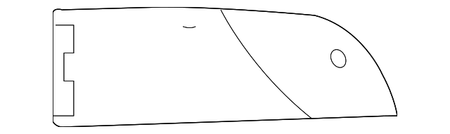 7B0-845-317 Деталь SIDE GLASS, LEFT