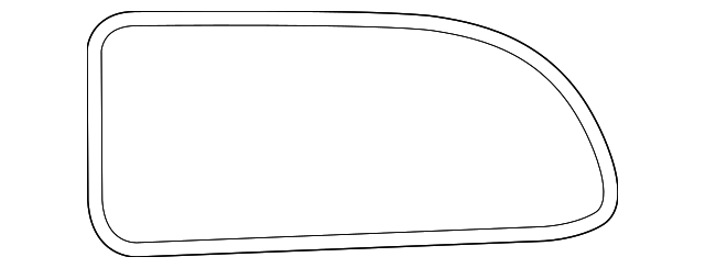 7B0-845-121-A Деталь GLASS W'STRIP, RIGHT