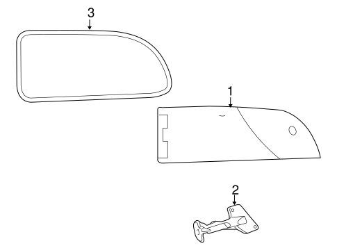 Routan GLASS - SIDE PANEL