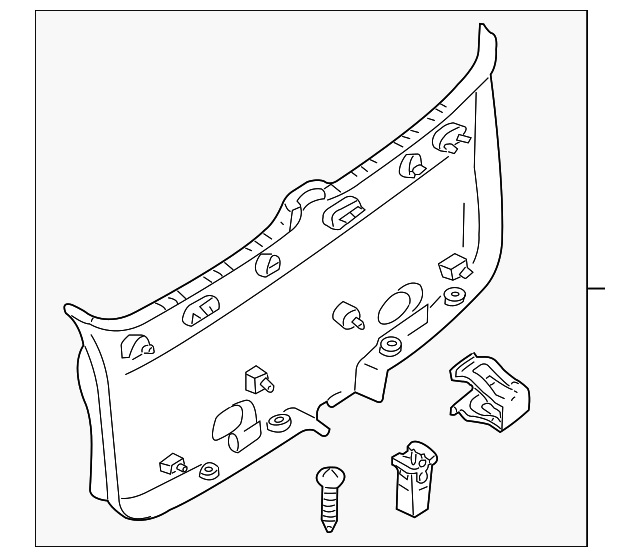 ZZCA-68-960-05 Деталь TRIM PANEL