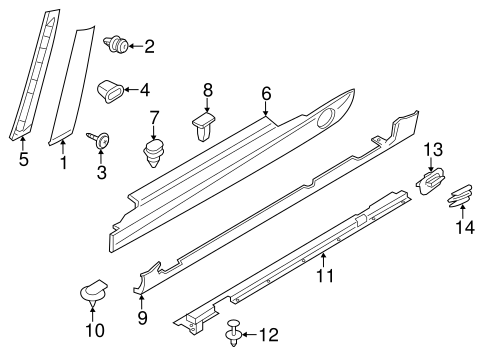 Cooper EXTERIOR TRIM - PILLARS 2