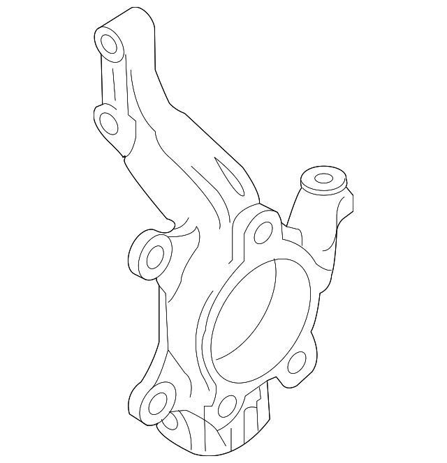 19316540 Деталь KNUCKLE, LEFT