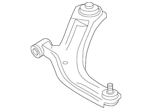 19317747 Деталь LOWER CNTRL ARM, RIGHT