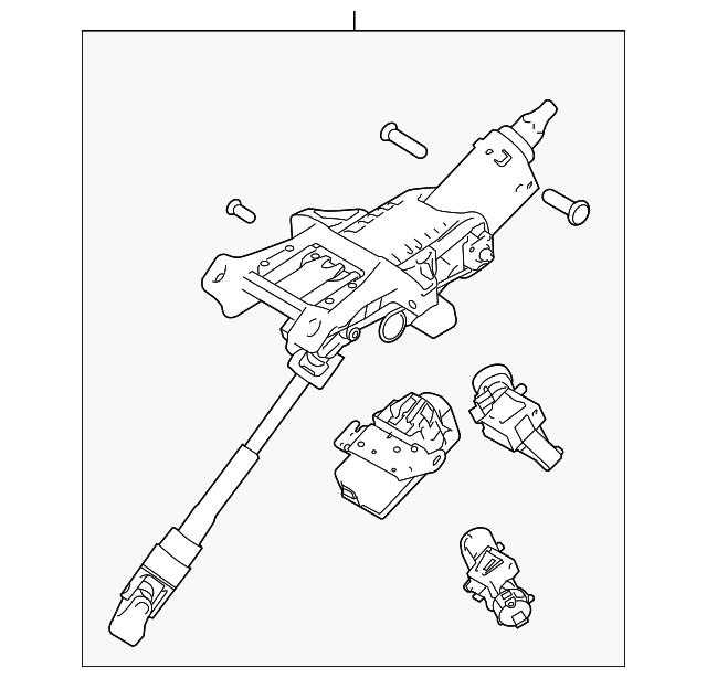 BCE332AM0A Деталь COLUMN ASSY